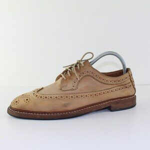 Allen Edmonds Nubuck Brown Tan Banchory Shoes (8.5 US)